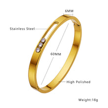 Load image into Gallery viewer, European and American titanium steel buckle women&#39;s bracelet INS style fashionable versatile bracelet