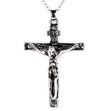 Load image into Gallery viewer, Cross Jesus Necklace Pendants Fine Gold Chain